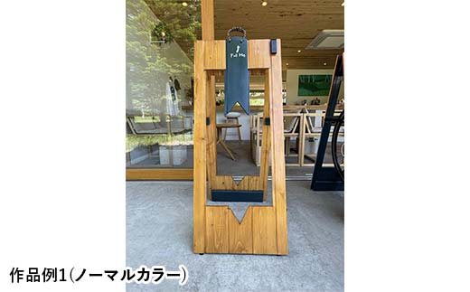 ★地元釧路産カラマツを使用した木製サイクルスタンド「K‐Stand」3台セット★ 北海道釧路市 自転車 独自デザイン サイクリング サイクルツーリズム 木づなプロジェクト 受注生産 店頭設置 F5F-0257