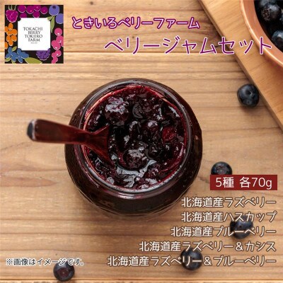 ベリージャムセット全5種 各70g【1678025】
