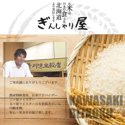 2023年5月発送開始『定期便』北海道産 ななつぼし 精米10kg(5kg×2袋)全3回【5102379】