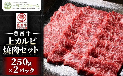 豊西牛上カルビ焼肉セット【配送不可地域：離島】【1608870】