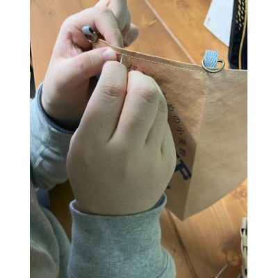 小麦袋リユースハンドメイドバッグ(小)【1688383】