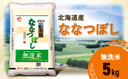 令和6年産 北海道産 ななつぼし 無洗米 5kg【1564296】