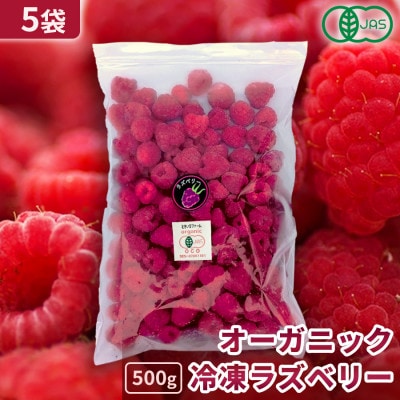 有機JAS認証 冷凍ラズベリー2種食べ比べセット 2.5kg (500g×5袋)【十勝産 希少品種】【配送不可地域：離島】【1677057】