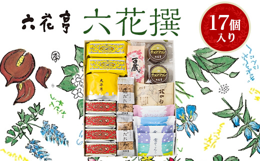 六花亭・六花撰 17個入【配送不可地域：離島】【1227401】