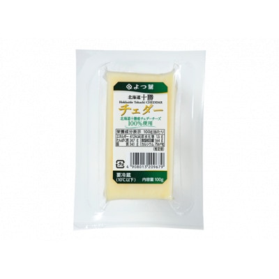 よつ葉 北海道十勝 チェダー 100g×6個【配送不可地域：離島】【1690055】