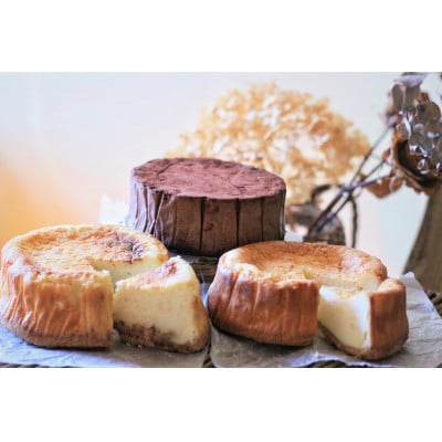 北海道産クリームチーズ使用チーズケーキ食べ比べセット(3種類)【配送不可地域：離島】【1441955】