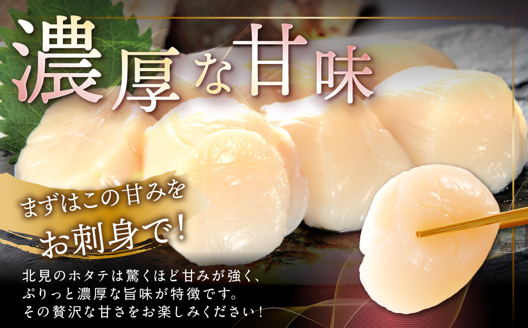 【予約：2026年6月から順次発送】北海道オホーツク海産 ホタテ貝柱 1.2kg 生食用 ( 海鮮 魚介 魚介類 貝 ほたて 刺身 貝柱 海鮮丼 贈答 ギフト 小分け 帆立貝柱 人気 ふるさと納税 ホタテ )【037-0021】