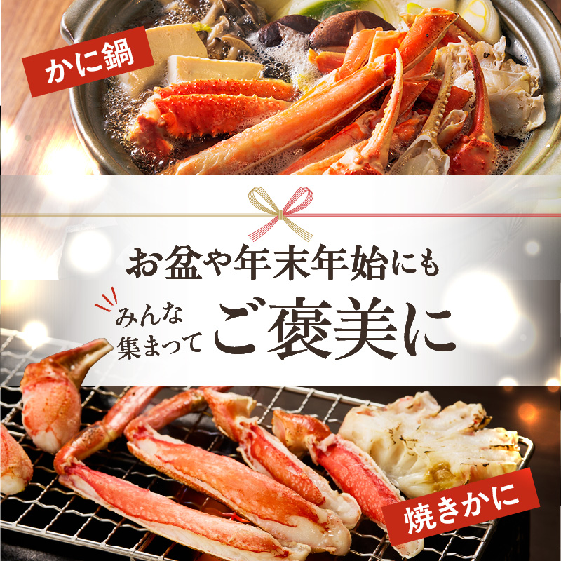 【北見応援返礼品】《生食可》北見市加工 生冷本ズワイガニ 1kg ( カニ かに 蟹 ズワイガニ ずわい蟹 海鮮 魚介類 )【209-0003-yell】