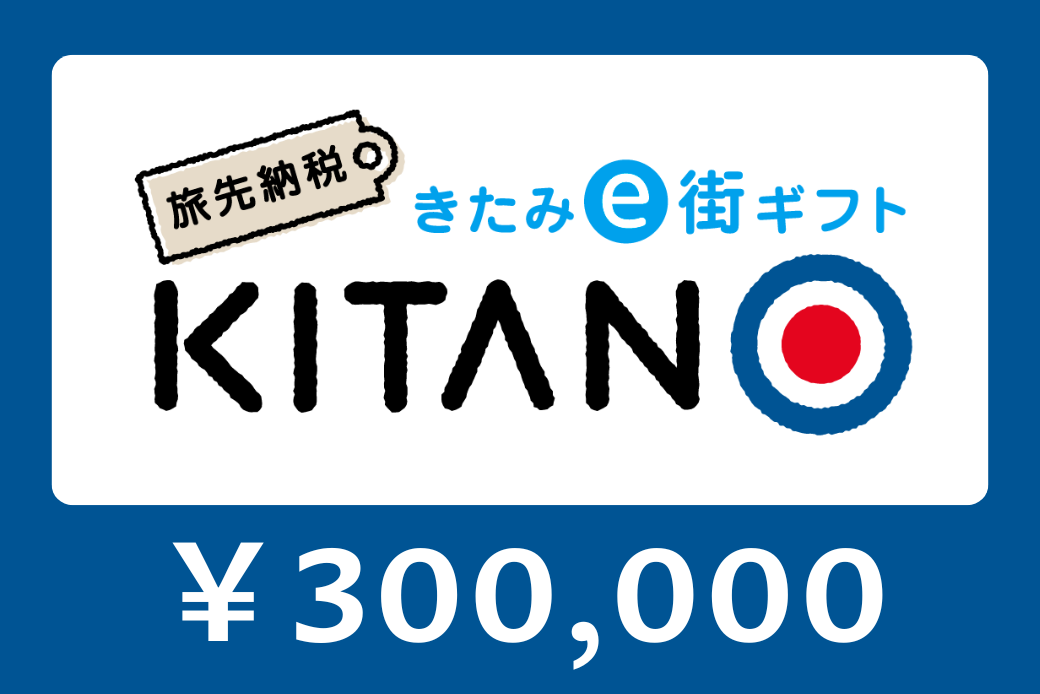 【JALの旅先納税】電子商品券「KITANO」 300,000円分