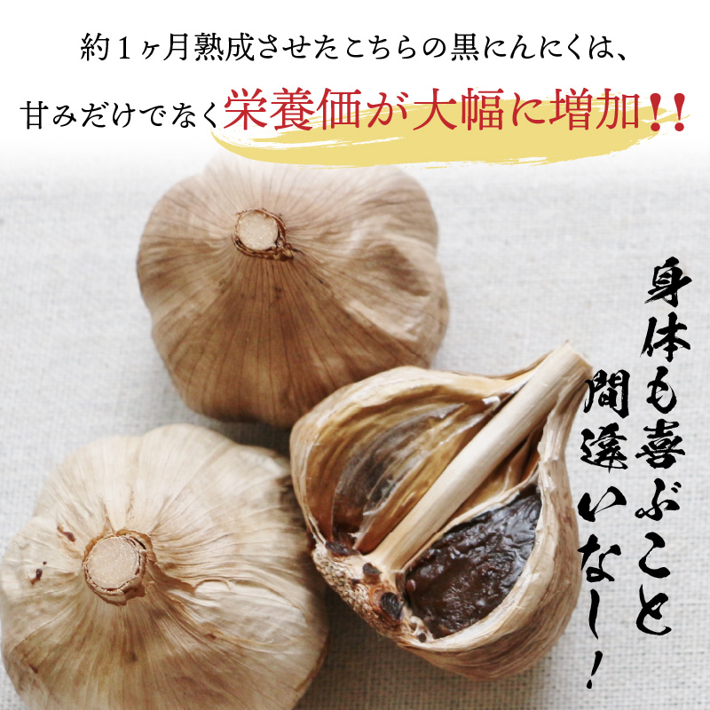 北海道常呂産 黒にんにく 100g×3 ( 北海道産 野菜 にんにく ニンニク )【009-0002】