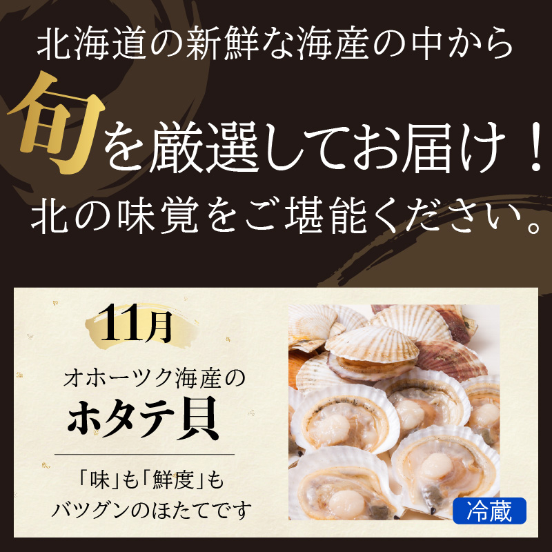 【3ヶ月定期便】船長自慢！海鮮セット ( ほたて ホタテ 海鮮丼 カキ しじみ 定期便 魚介 )【999-0133】