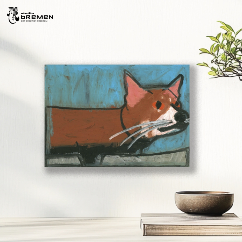 蛯子陽太(studioBREMEN)の動物作品【オイルパステル画オーダーメイド