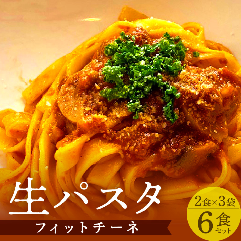 《14営業日以内に発送》【北海道産小麦100％使用】津村製麺所がつくる本格 生パスタ フィットチーネ 6食入 ( パスタ 麺 麺類 北海道 北見市 生麺 モチモチ )【003-0031】