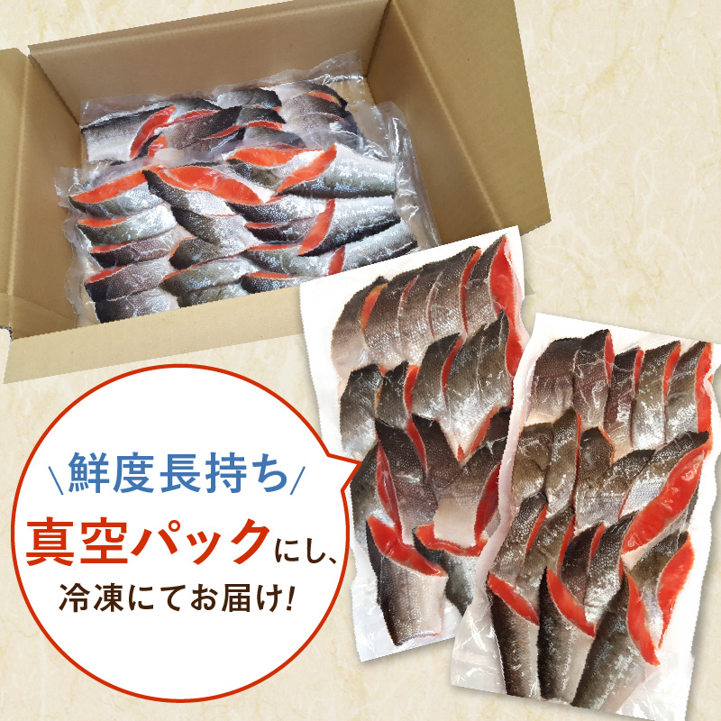 【訳あり】塩紅鮭 小さめ切身 約2kg ( 鮭 さけ しゃけ 塩紅鮭 切り身 お弁当 おにぎり おかず 魚 魚介類 海鮮 魚介 サケ 真空 パック 贈り物 わけあり)【017-0021】