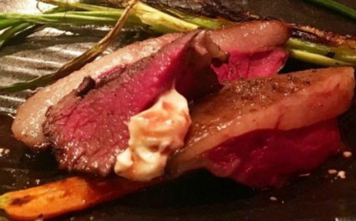 北見エゾシカ熟成 ドライエイジング ランプ・しんたまステーキセット 約690g ( エゾシカ肉 しか 熟成肉 お肉 肉 鹿肉 ジビエ 熟成ジビエ ステーキ BBQ 焼き肉 焼肉 )【025-0048】