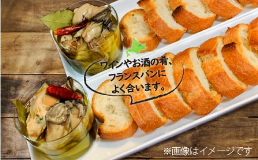 サロマ湖産 牡蠣のオイル漬け ( 牡蠣 カキ かき オイル漬け オリーブオイル 瓶詰め セット )【107-0005】