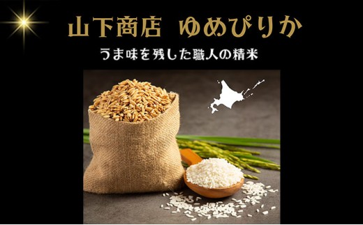 令和7年産 ＜定期便6回＞ 山下商店 ゆめぴりか 10kg | 北海道岩見沢産 ゆめぴりか 米 白米 お米 岩見沢市【a164-017】