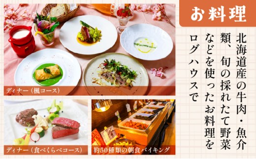 ログホテル メープルロッジ 宿泊補助券【08101】