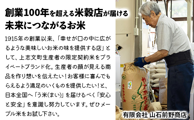 令和7年産 上志文産メープル米「ななつぼし」10kg