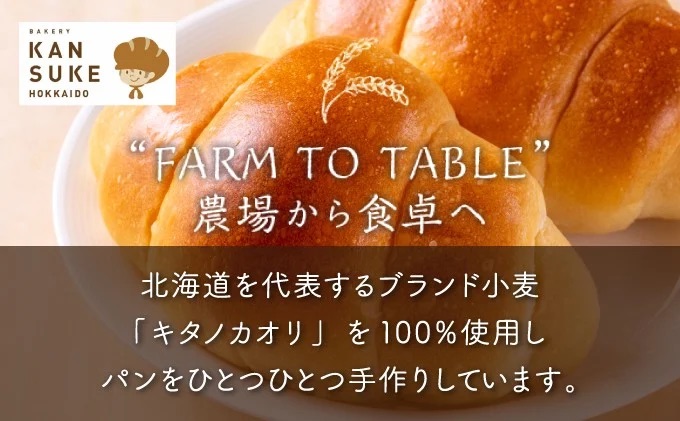 【定期便・全2回】【人気パンの福袋】『キタノカオリ小麦のフルコース』食パン1本・ロールパン5個・キタノカオリ小麦のおまかせパン10個(計16個) 1セット ×2回 ｜プレミアム小麦キタノカオリ100％ パン ぱん 食パン パン屋 自家製 朝食 おやつ 冷凍 北海道 岩見沢