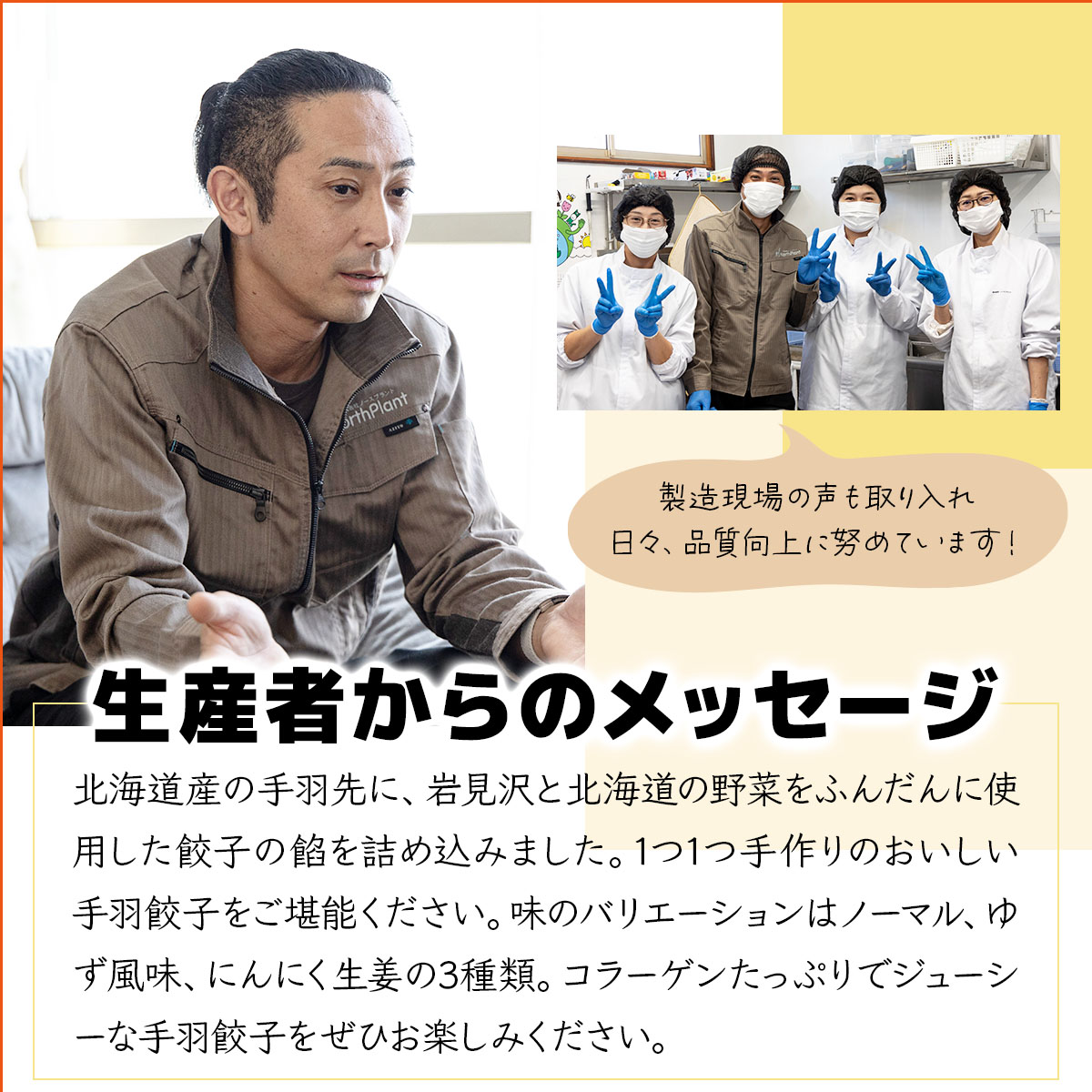 北海道産鶏肉を使った手羽先餃子【北の手羽ぎょうざ】30個セット(5個×6袋)≪配送地域限定≫【53103】