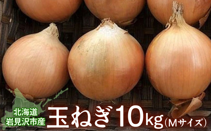 北海道岩見沢市産 玉ねぎMサイズ10kg【09126】