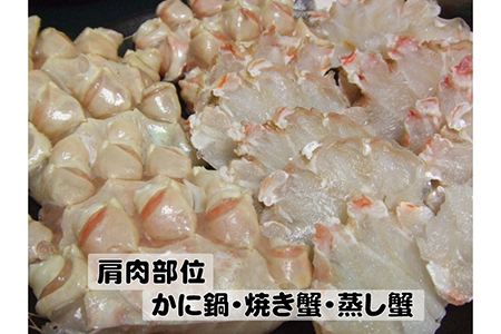 生冷凍ズワイガニの詰め合わせ 総重量3kg（北海道・ロシア・アメリカ産） ABB031