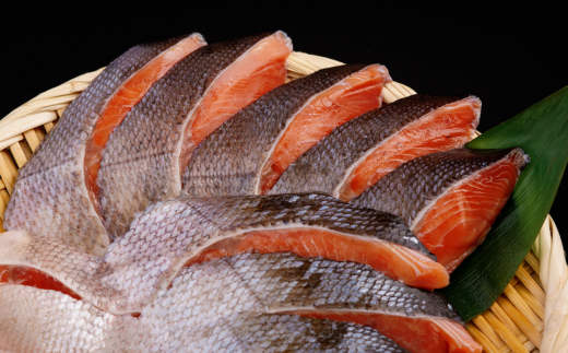 2大鮭の食べ比べ 新巻鮭・紅鮭 各5切れパック ABB136