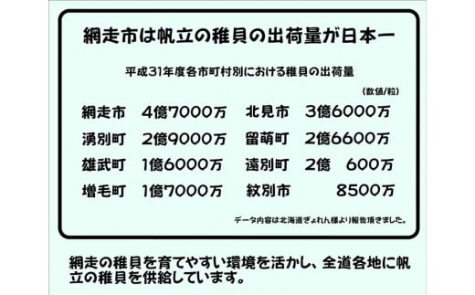 オホーツク産 冷凍帆立（ほたて）の貝柱 ４Ｓサイズ１kg ABX070