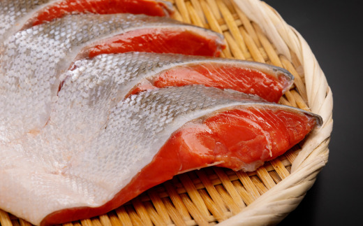 朝食セット 天然紅鮭切り身 5切と網走湖のしじみ貝 1kg ABE114