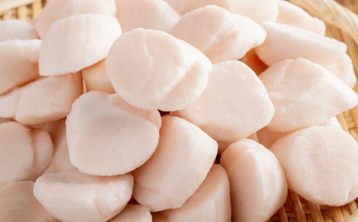 【限定数量】【訳あり】北海道オホーツク産 冷凍帆立貝柱（カット不要で便利な小玉）　800g（400g×2） ABR023