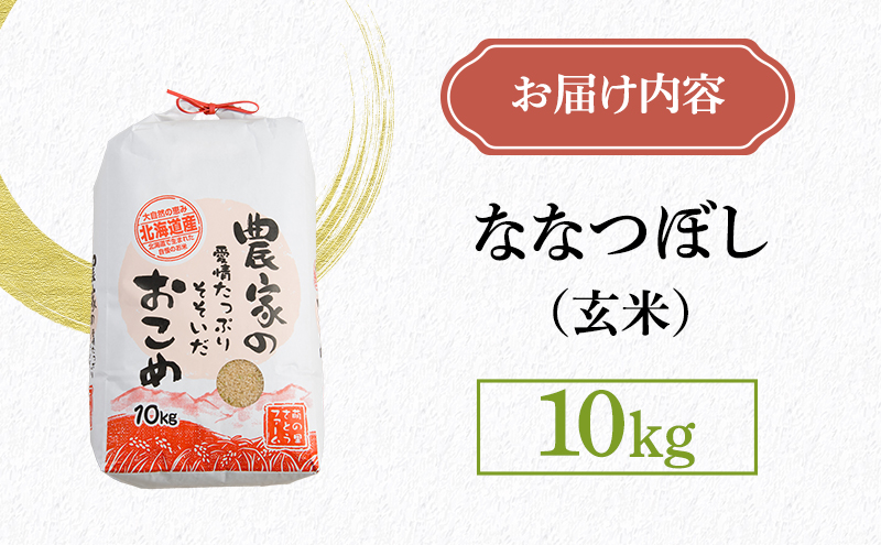 米 米-1グランプリ金賞 北海道 ななつぼし 玄米 10kg 南るもい産 お米 こめ コメ おこめ ふるさと納税米 ふるさと 南るもい さとうファーム 留萌