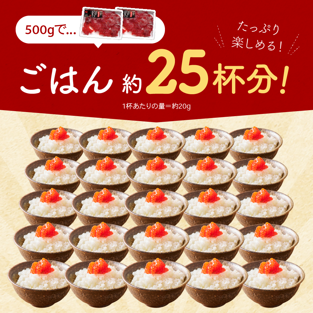 すじこ 訳あり 北海道 紅鮭 塩 筋子 500g (250g×2個入） 加藤水産 ひとくちカット 不揃い 小分け 塩筋子  筋子塩漬け つまみ おつまみ魚介類 魚卵 鮭 いくら 冷凍 おせち R002-005