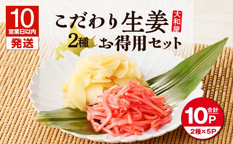 【10営業日以内に発送】大和屋こだわり 生姜お徳用セット　T055-017