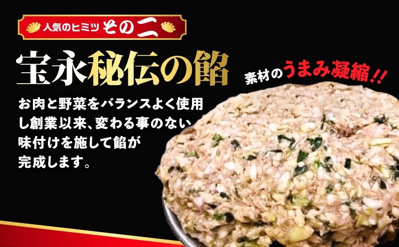 【全12回定期便（毎月）】ぎょうざの宝永 しそ餃子セット（宝永餃子 15個入×2袋＆しそ餃子 15個入×2袋）合計1.5kg　T004-T04-05