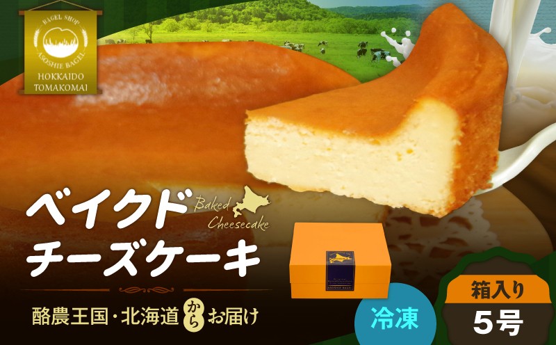 ベイクドチーズケーキ（5号サイズ）　T075-004