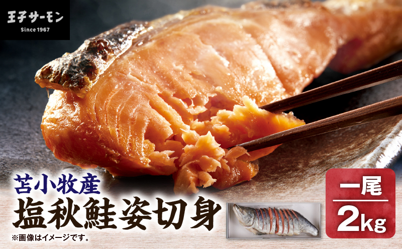【王子サーモン】塩秋鮭姿切身（1尾） 2kg　T041-003