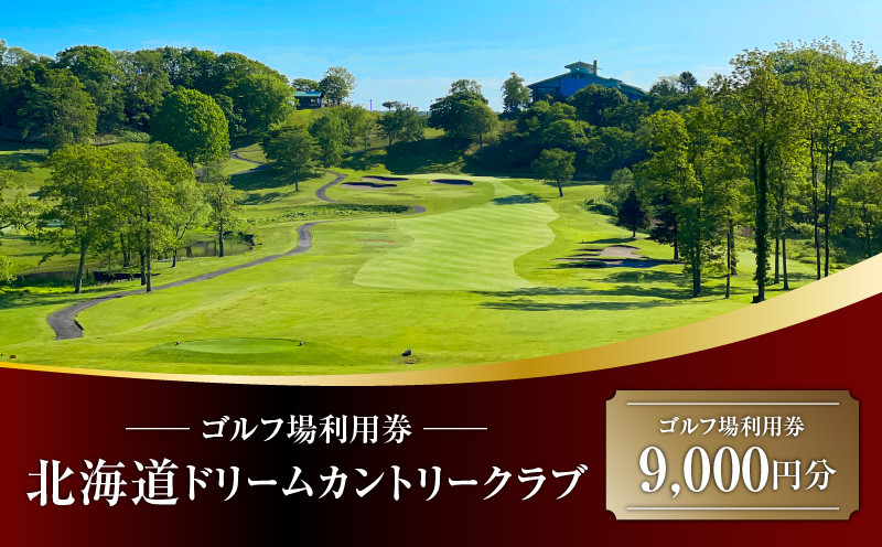 北海道ドリームカントリークラブ ゴルフ場利用券 9,000円分　T042-FT12