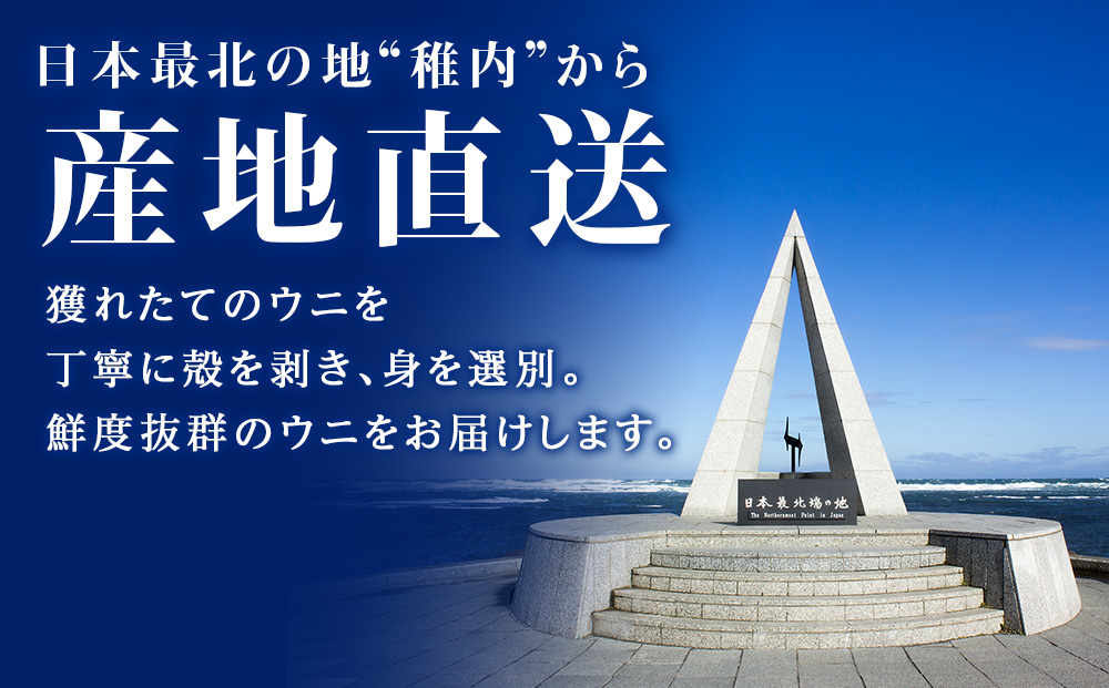 【厳選品】生ムラサキウニ木箱入り120g×2