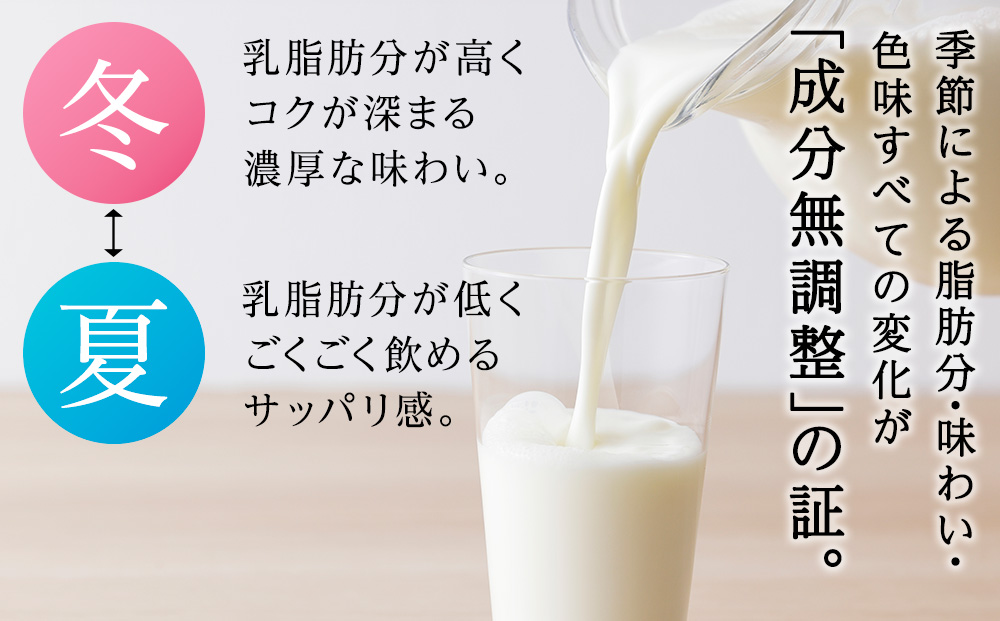 【定期便4回】3カ月に一回届く！季節ごとに変わる味が楽しめる 稚内牛乳 900ml×2本