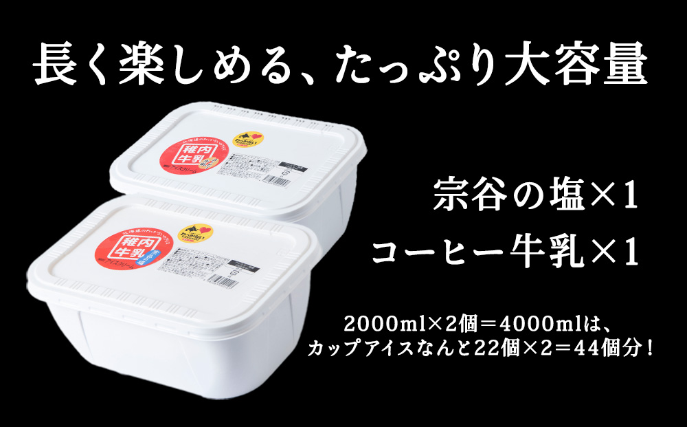 ãæ¥åçšãçšå
çä¹³ã¢ã€ã¹ã¯ãªãŒã 2000mlå®è°·ã®å¡©Ãã³ãŒããŒçä¹³2åã»ãã