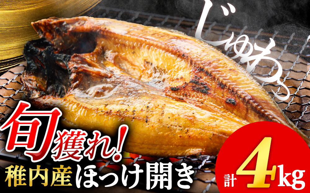 ほっけの開き　4kg