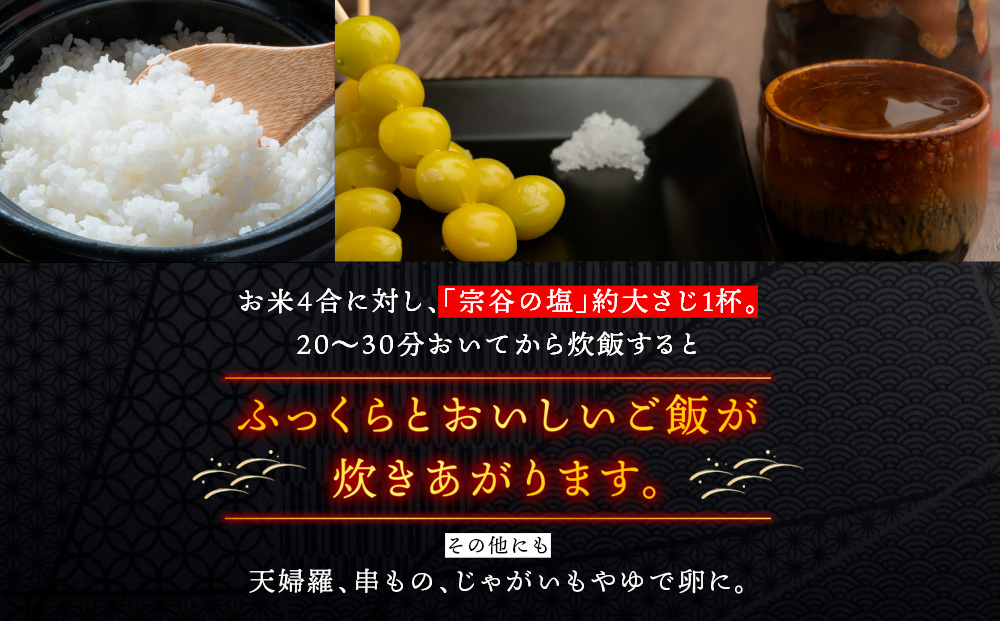 宗谷の塩100g×4袋