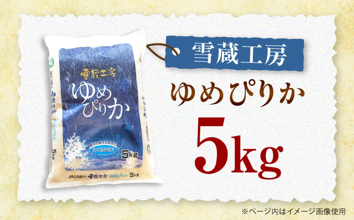 雪蔵工房 ゆめぴりか 5kg | 精米 お米 米 北海道 北海道米 | JAびばい [BOAF003]