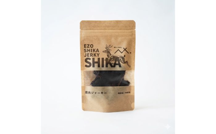 エゾシカ ジャーキー 150g (30g×5袋) | ペットフード 犬用 おやつ 鹿肉 ペットジャーキー  | 株式会社Mt. [BOAX008]