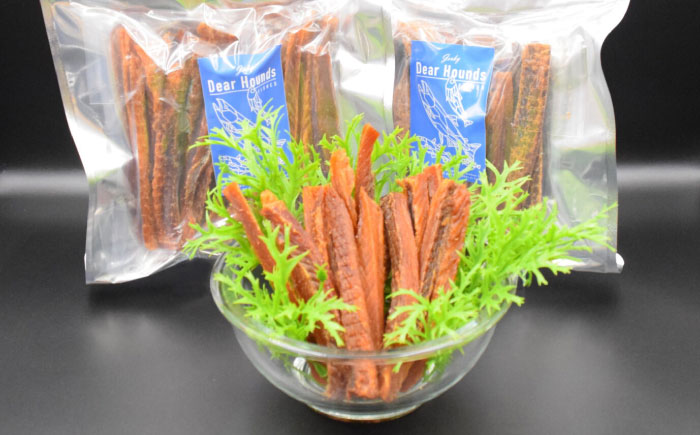 愛犬・愛猫用おやつ 鮭 スティック ジャーキー 計200g（100g×2個） | ペットフード ペット用 ジャーキー ドッグフード おやつ | Dear Hounds [BOAE019]