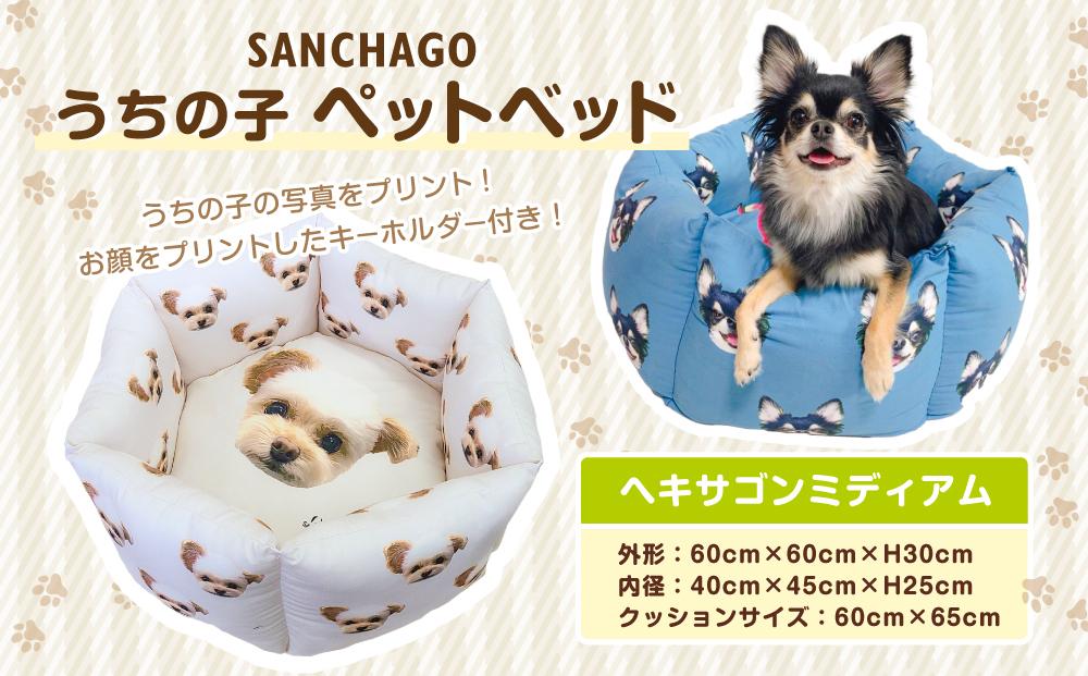SANCHAGO うちの子ペットベッド　【ヘキサゴンミディアム】