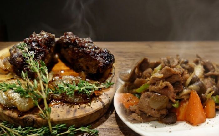 エゾシカ肉 ロールスライス ミンチ肉 セット 計1.4kg | 鹿肉 薄切り ジビエ 小分け ミンチ | 株式会社Mt. [BOAX005]