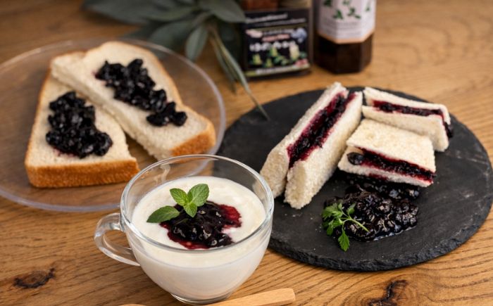 ハスカップジャム1個とハスカップソース2個 の詰め合わせセット|フルーツソース フルーツジャム お菓子つくり ジャム 北海道|美唄駅前ホテルBIJIKO [BOBW001]