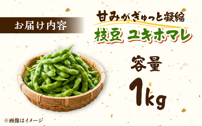 【バランス農法】 枝豆 1kg (ユキホマレ) | えだまめ ユキホマレ 産地直送 北海道 | あぐりこ園 [BOAA003]